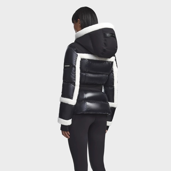 Rudsak black coat in size medium - Picture 2 of 4